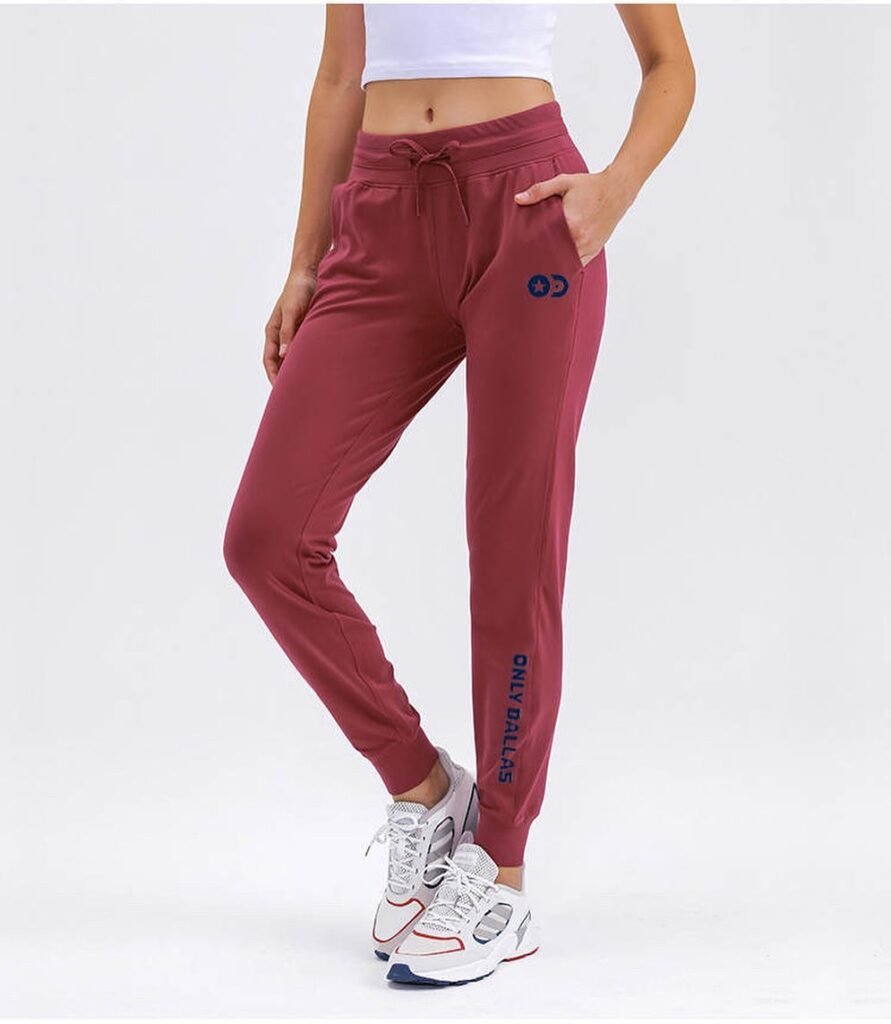 Only Dallas Logo Jogger Pants – Rose