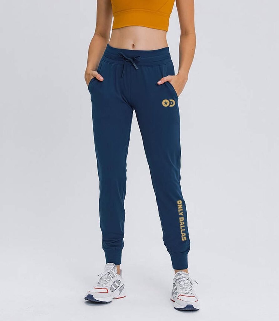 Only Dallas Logo Jogger Pants – Navy