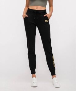 Only Dallas Logo Jogger Pants – Black Slim Fit