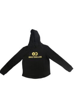 Only Dallas Logo Pullover Hoodie – Black